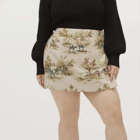 Hill House Equestrian Toile Tatiana Skirt - Picture 2 of 8